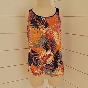CABLE & GAUGE medium beachy floral tank